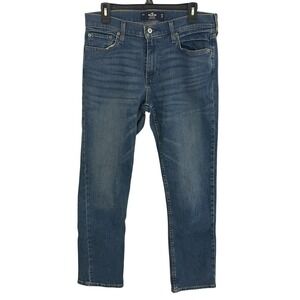 HOLLISTER Men's California Slim‎ Straight Leg Jeans Size 32x32